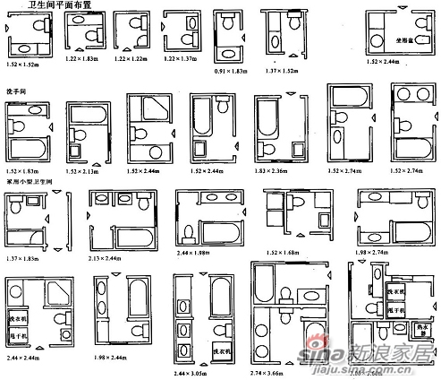 总结一些卫生间的功能与布局,请大家参考