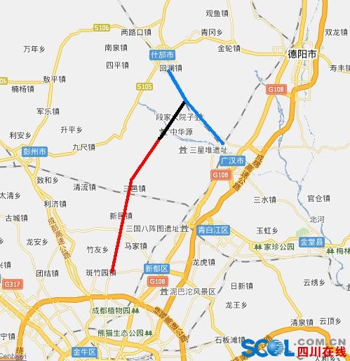 貌,实际建设中还是可以把长度控制到10公里以内,虽然什邡未来还可以从