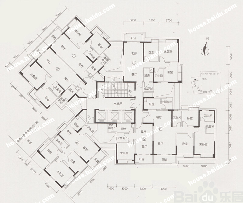 中海誉城+户型图片_广州房地产门户