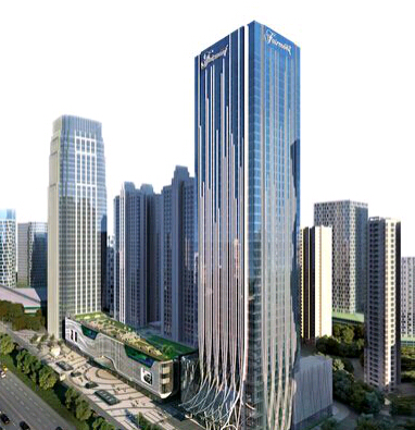 成都棕榈泉国际中心写字楼凭借200米超高建筑楼宇的落成,雄踞天府
