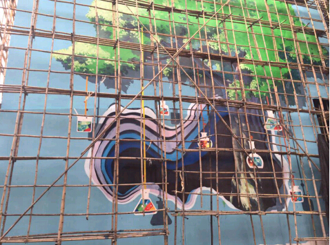 广州奥体外墙焕然一新,只因有涂可诺漆