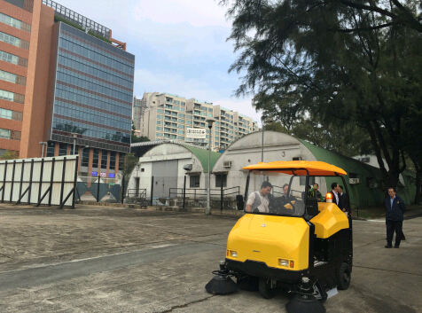 格美电动扫地车强势进军香港啦!