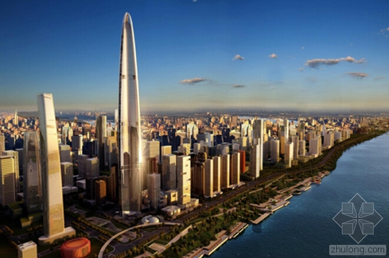 武汉绿地中心破200米望明年底封顶