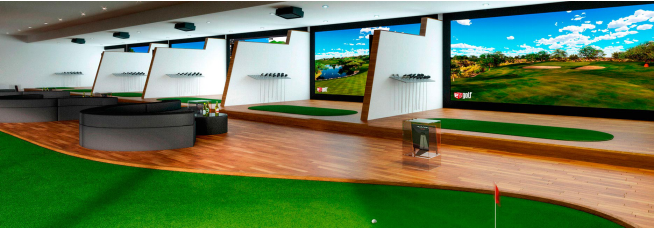 室内高尔夫练习场模拟器领军品牌:丹麦TrackM