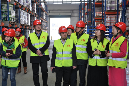 新沂市旅游局局长一行到徐州生产基地指导工业