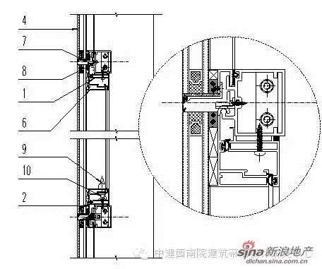 建筑幕墙上悬窗防脱系统的改进与创新