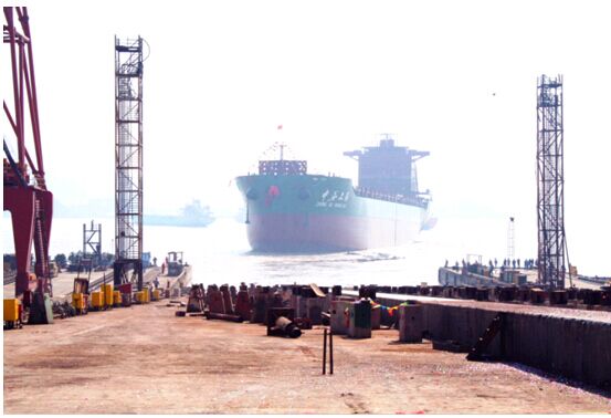 中谷海运逆势飘红 4万吨首制船中谷上海顺利