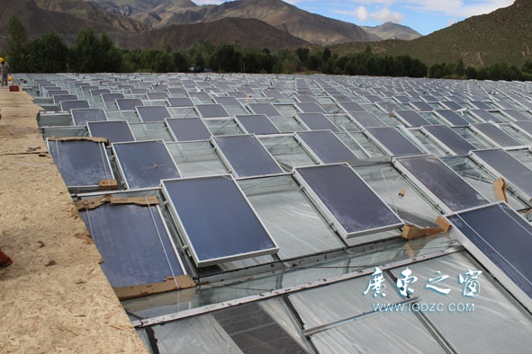 全国最大平板太阳能农业大棚采暖项目在拉萨开